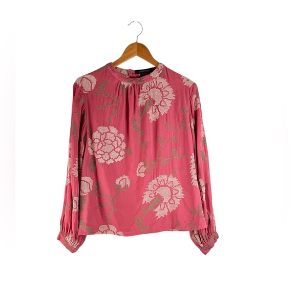 Anthropologie Tops - Payal Pratap by Anthropologie Rhododendron Embroidered Blouse Top Size 12
